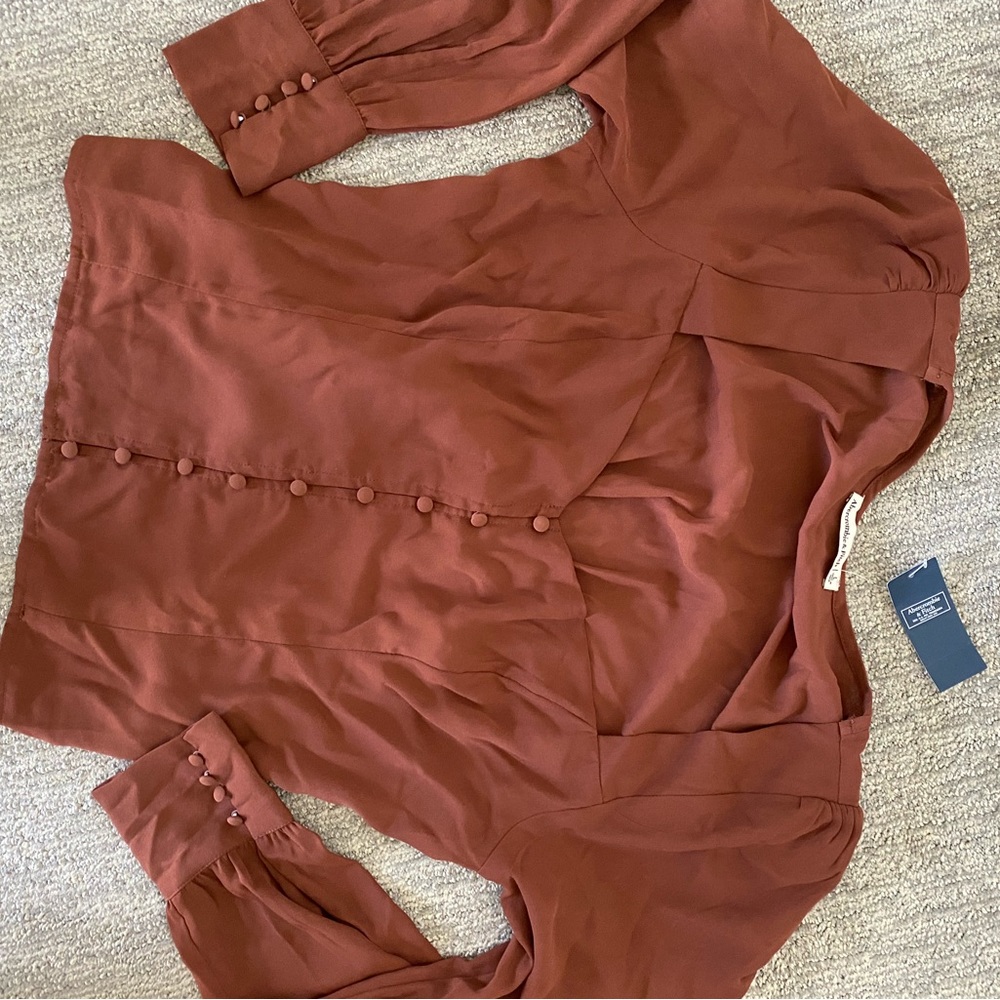 Abercrombie & Fitch Burnt Orange Blouse